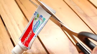 HOW TO MAKE a REUSABLE Toothpaste Tube [upl. by O'Donnell]