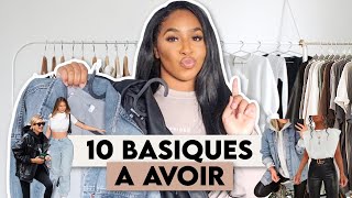 10 BASIQUES À AVOIR ABSOLUMENT DANS TA GARDE ROBE  Créer sa garde robe ep1 [upl. by Adilem]