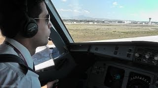 A320 Cockpit Action  Cyprus Airways Flight LCLKLGAV  Larnaca to AthensCYP312 [upl. by Lilybelle475]