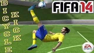 Bicycle  OverHead Kick Tutorial  FIFA 14 PS3  Xbox 360 ᴴᴰ [upl. by Zoi32]