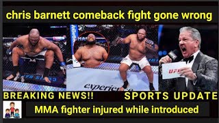 MMA Fighter Injured During Bruce Buffer Introduced [upl. by Nowyt749]