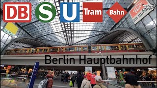 Berlin Hauptbahnhof  Central Station  Main station  Walkthrough  Tour [upl. by Mauricio293]