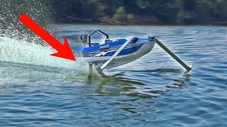 CHEAP HYDROFOIL RC Boat MODS [upl. by Ahsatsan746]