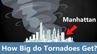 How Big do Tornadoes Get [upl. by Dinnage]