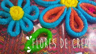 Tutorial Flores de Papel Crepé Corrugado [upl. by Doownelg]