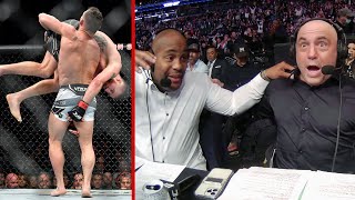 UFC 268 Commentator Booth Reactions [upl. by Woehick798]