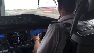 Virgin Atlantic 787900 Cockpit Takeoff Heathrow [upl. by Tobye913]