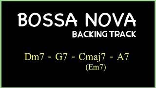 BOSSA NOVA2516 Backing track in C Major [upl. by Enirehtac193]