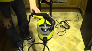 Karcher SC5 Steam Cleaner set up amp demo video [upl. by Amrita68]