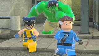 LEGO Marvel Super Heroes Walkthrough Part 11  Lady Liberty Attacks [upl. by Allcot]