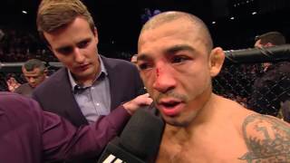 UFC 194 Conor McGregor and Jose Aldo Octagon Interview [upl. by Sioux]