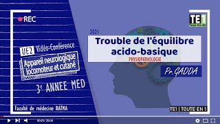 PHYSIOPATHOLOGIE  Trouble de léquilibre acidobasique [upl. by Africa]