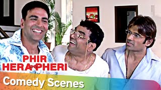 Phir Hera Pheri  Best Comedy Scenes  Akshay Kumar Paresh Rawal  Rajpal Yadav  Johny Lever [upl. by Adlesirc]