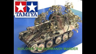 Building the New 135 Tamiya Marder III ausf M Normandy [upl. by Jit]