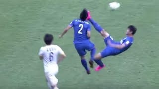 Worst Bicycle kicks in Football EVER [upl. by Eellehs]