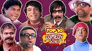 Top 10 Bollywood Comedy Scenes  Akshay Kumar  Paresh Rawal  Johnny Lever  Rajpal Yadav [upl. by Follansbee144]