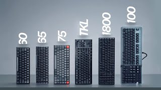 How to Choose the RIGHT Keyboard Size 60 65 TKL 100 [upl. by Lipsey663]