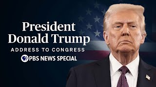 WATCH LIVE President Donald Trumps 2025 address to Congress  PBS News Special [upl. by Ambrose]