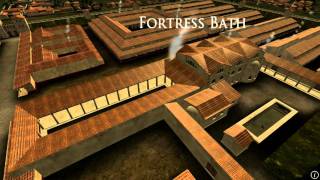 Animation of ancient Roman Fort in Caerleon Wales [upl. by Alderson]