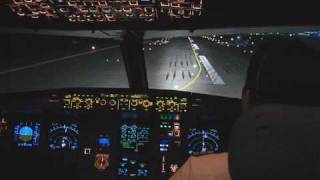 Airbus A320 NIGHT TAKE OFF [upl. by Codi]