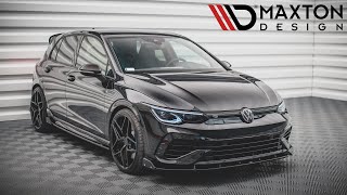 MAXTON DESIGN PRESENTATION 88 Volkswagen Golf Mk8 R  Hybrid Collection Splitters Maxtonized [upl. by Cly]