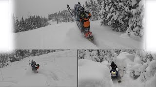 Snowmobiling in Mont Valin [upl. by Paine750]