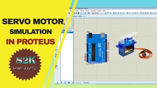 Arduino  Servo motor simulation using Proteus [upl. by Phene]