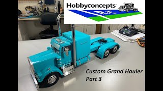 Tamiya 114 Grand Hauler Semi Truck Custom Build Part 3  Finishing Up [upl. by Suanne]