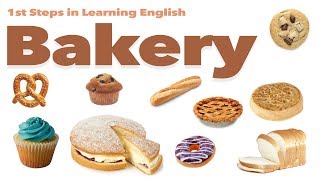 English Vocabulary  BAKERY  FOOD [upl. by Buyers]