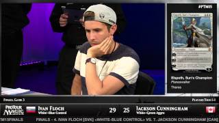 Pro Tour Magic 2015  Finals  Ivan Floch vs Jackson Cunningham [upl. by Archambault]