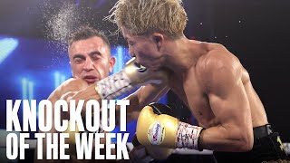 Naoya Inoue with the 2020 Knockout of the Year Nominee in his Top Rank Debut  KNOCKOUT OF THE WEEK [upl. by Allerim]