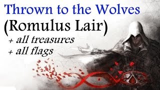 quotAssassins Creed Brotherhoodquot walkthrough 100 sync Romulus Lair Thrown to the Wolves [upl. by Eus442]