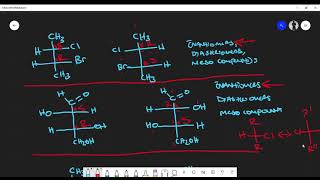 Are These Enantiomers Diastereomers or Meso Compounds FISCHER PROJECTIONS [upl. by Nilya53]