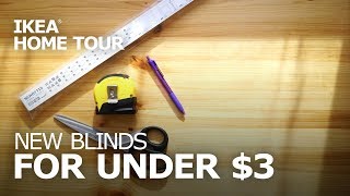 DIY IKEA SCHOTTIS Blinds Installation  IKEA Home Tour [upl. by Goldwin]