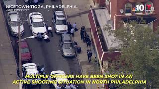 Audio Panicked Officers Call for Help After Gunman Shoots 6 Cops  NBC10 Philadelphia [upl. by Adnesor95]