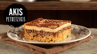 Pastitsio Greek Baked Pasta  Akis Petretzikis [upl. by Yerdna931]