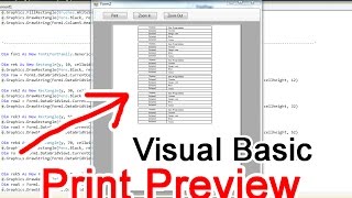 Visual basic 2010 Datagridview print preview control [upl. by Loree911]