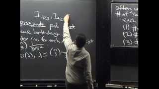 Lecture 11 The Poisson distribution  Statistics 110 [upl. by Nosnarb]