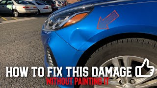 Hyundai Sonata Fender Smash  Paintless Dent Repair [upl. by Loren124]