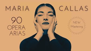 Maria Callas  90 Opera Arias Carmen Norma Tosca Traviata Butterfly NEW MASTERING Ctrec [upl. by Idham790]