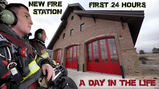 First 24 Hours in a New Fire Station  A Day in the Life [upl. by Naitsirc969]