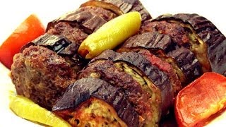 Fırında Patlıcan Kebabı Tarifi  Patlıcanlı Köfte [upl. by Fayre]