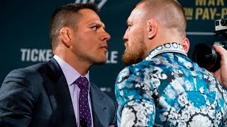 UFC 197 Conor McGregor vs Rafael dos Anjos Staredown [upl. by Roux746]