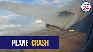 WATCH Dramatic footage apparently shows moment of Wonderboom plane crash [upl. by Eiltan]