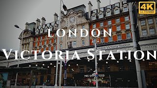 London Victoria Station Walk Through England 4K [upl. by Petuu987]