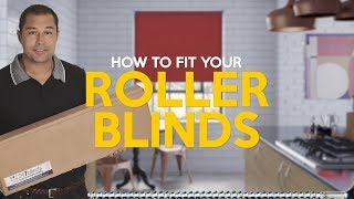 How to fit roller blinds [upl. by Sitnik]