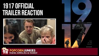 1917 Official Trailer  Nadia Sawalha amp The Popcorn Junkies FAMILY Reaction [upl. by Hadias]