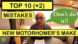 The Top 10 MISTAKES 2 That New Campervan amp Motorhome Owners Make [upl. by Leigh]