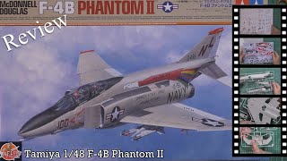 Tamiya 148 F4B Phantom II review [upl. by Anaibaf]