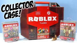 ROBLOX Series 2 Toolkit Figure Carry Case with Core Packs Review [upl. by Placeeda595]